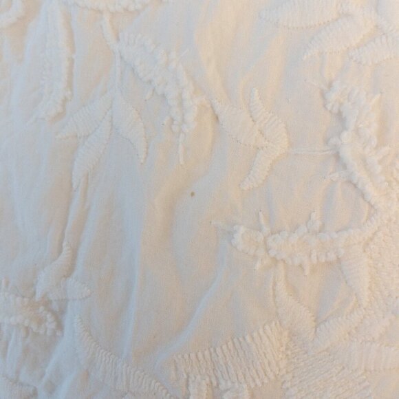 Ted Baker White Embroidered Cotton Dress Halter Neck Fit & Flare Size 2 - Picture 6 of 9